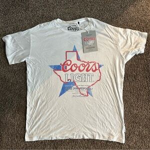Coors Light The Laundry Room Texas Oversized Shirt